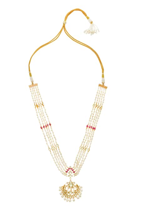 MAISARA JEWELRY Swarnlata Kundan Embellished Necklace 