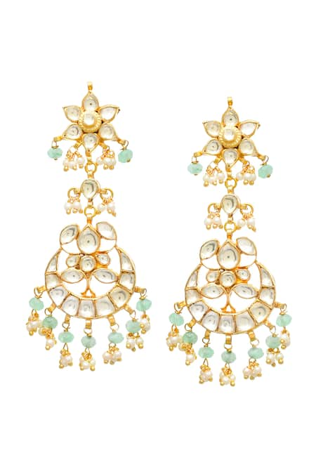 MAISARA JEWELRY Amodini Floral Carved Earrings 