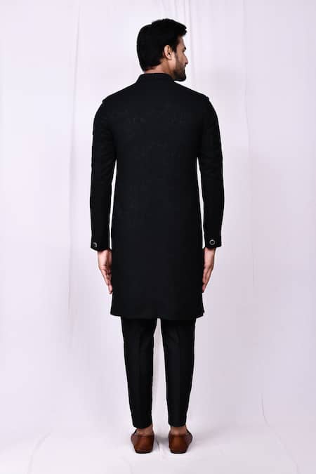 Arihant Rai Sinha Woven Sherwani & Pant Set 