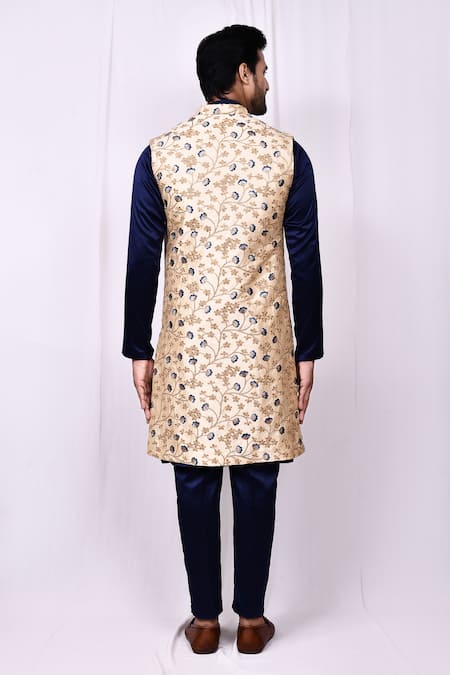 Arihant Rai Sinha Vine Embroidered Long Jacket 