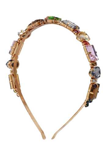 Bijoux By Priya Chandna_Multi Color Crystals Rainbow Luxe Embellished Hairband _Online_at_Aza_Fashions