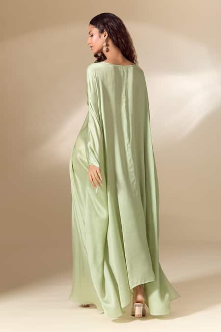 Ranian Bead Patchwork Gathered Front Kaftan 