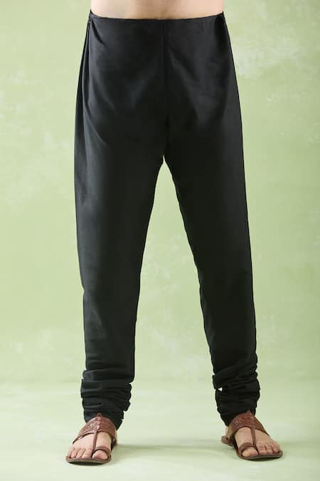 Buy Arihant Rai Sinha Black , Satin Embroidery Floral Vine Kurta And Pyjama Set Buy_Arihant Rai Sinha_Black , Satin Embroidery Floral Vine Kurta And Pyjama Set