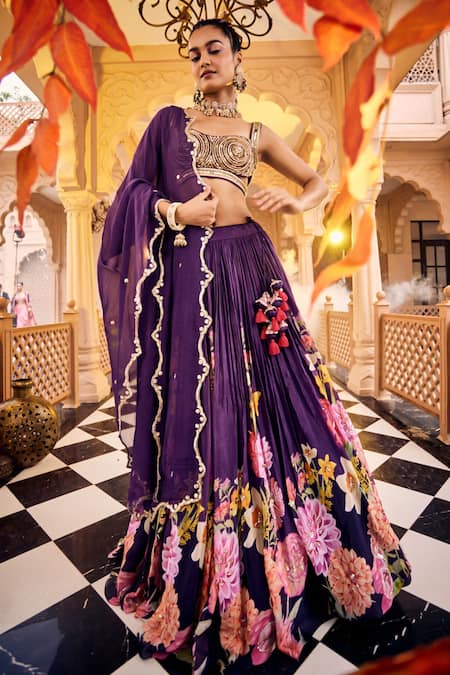 SSHILPA SAMRIYA Floral Print Lehenga Set 