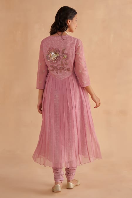 Ruchi Marodia Chintz Floral Print A-Line Kurta Set 