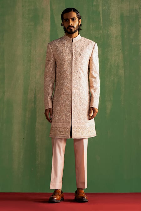 Studio Bagechaa Lakshay Embroidered Sherwani Set 