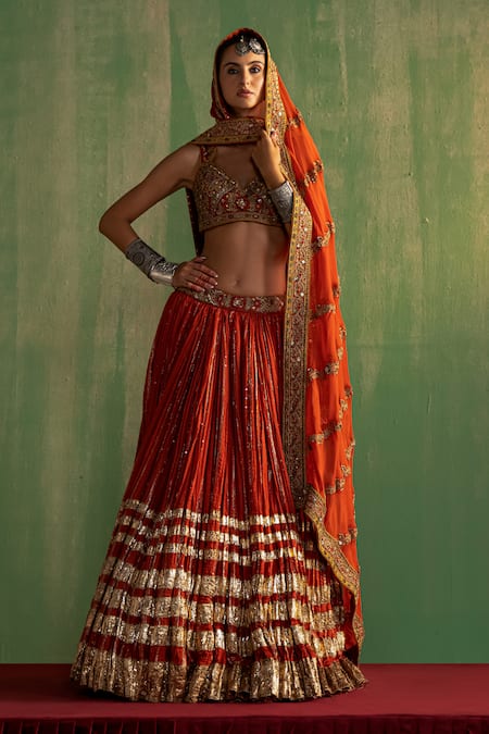 Studio Bagechaa Yashvi Embroidered Lehenga Set 