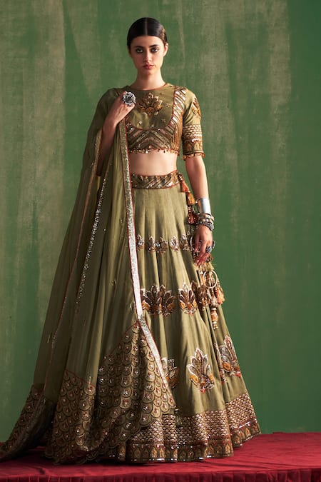 Studio Bagechaa Vatika Embroidered Lehenga Set 