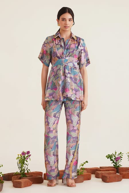 Sunandini Printed Shirt & Pant Set 