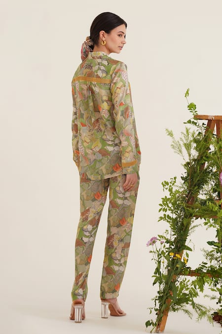 Sunandini Eliza Printed Shirt With Pant 