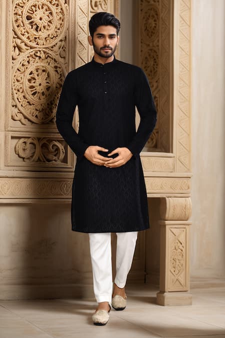 Arihant Rai Sinha Geometric Embroidered Kurta 
