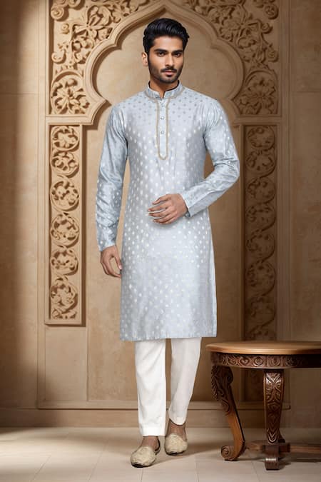 Arihant Rai Sinha Blossom Crest Woven Kurta 