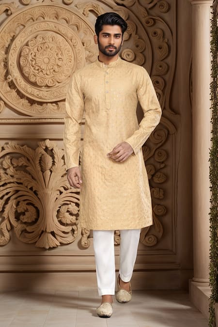 Arihant Rai Sinha Flora Jaal Embroidered Kurta 