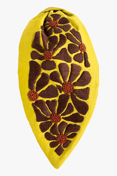 Moyolu Matisse Blooms Embroidered Headband 