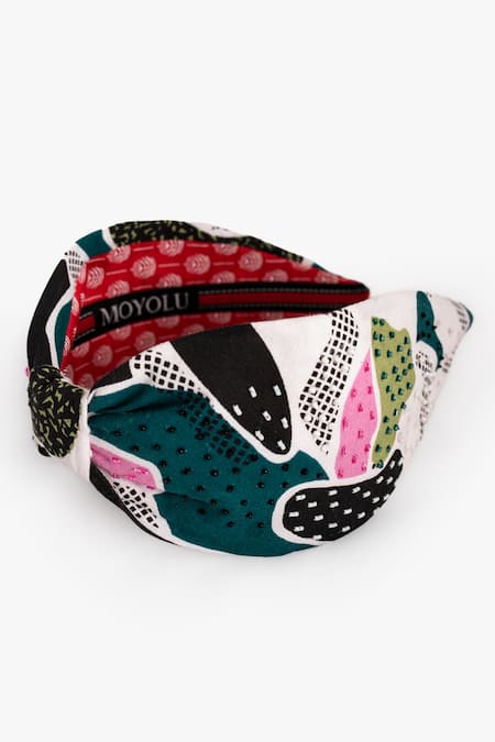 Moyolu Aerial Abstract Print Headband 