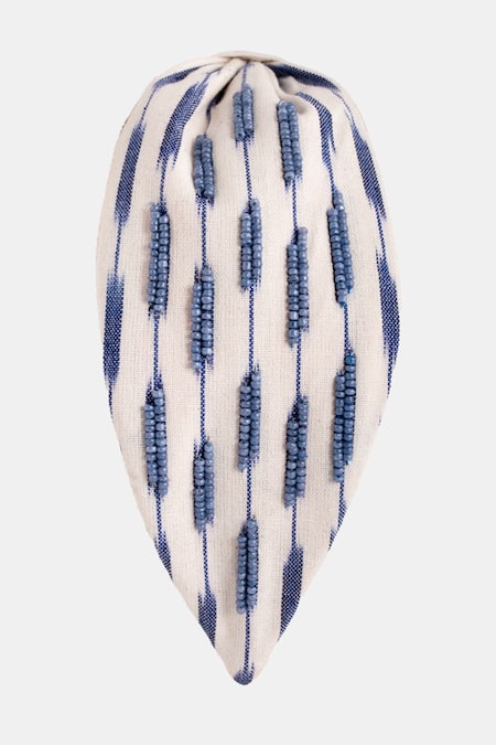 Moyolu Beaded Ikat Pattern Headband 