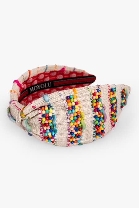 Moyolu Eclectic Elegance Embroidered Heaband 