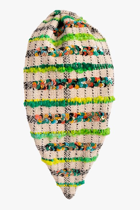 Moyolu Abstract Pattern Embroidered Headband 