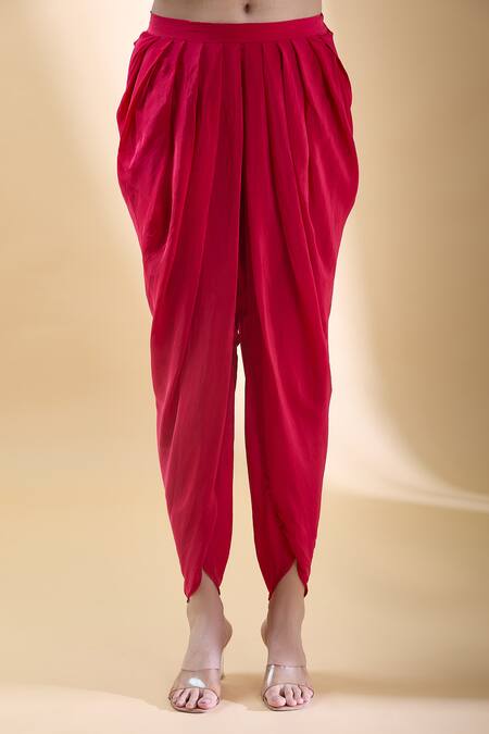 Buy_Samyukta Singhania_Green , Cotton, Organza, Crepe Mirrors, Embroidered Kurta Dhoti Set _Online_at_Aza_Fashions