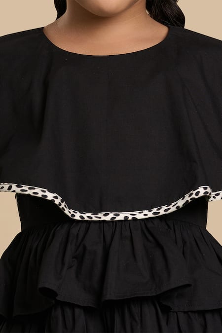 Leopard tiered ruffled dress Leopard tiered ruffled dress