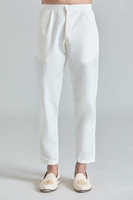 Shop Arihant Rai Sinha Yellow Silk, Rayon, Cotton Gardenia Bloom Asymmetric Sherwani With Polo Pant Shop_Arihant Rai Sinha_Yellow Silk, Rayon, Cotton Gardenia Bloom Asymmetric Sherwani With Polo Pant