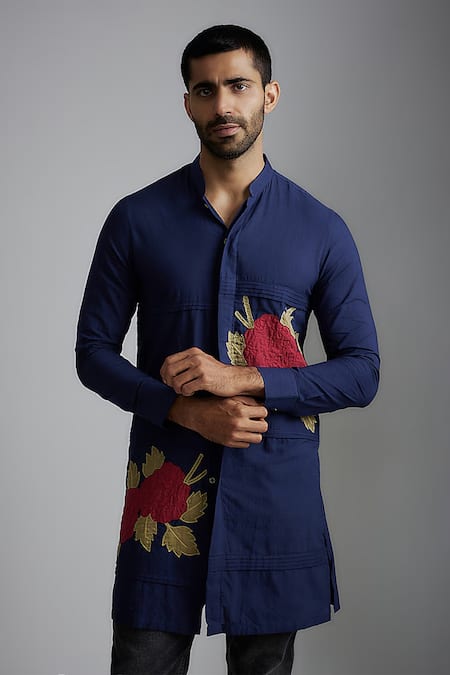 Vaani Beswal Aahil Floral Applique Detailed Kurta 