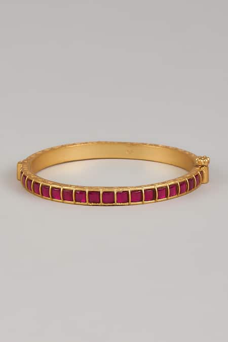Karisa Designs Kundan Stone Embellished Bangle 