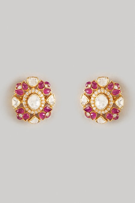 Karisa Designs Cubic Zirconia Embellished Earrings 