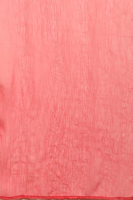 Buy_Ritu Kumar_Beige Viscose Round Neck Aboriginal Paisley Print Kurta Pant Set 