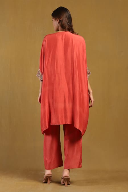 Ritu Kumar Sequin Yoke Embroidered Kurta & Pant Set 