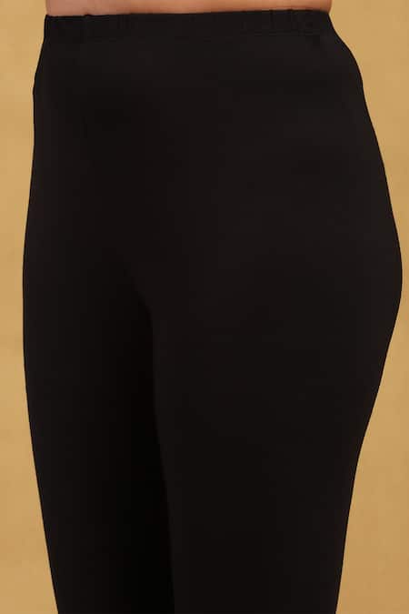 Ritu Kumar Black Viscose Embroidery, Beads Round Neck Madhura Floral Print Anarkali Set at Aza Fashions Ritu Kumar_Black Viscose Embroidery, Beads Round Neck Madhura Floral Print Anarkali Set _at_Aza_Fashions