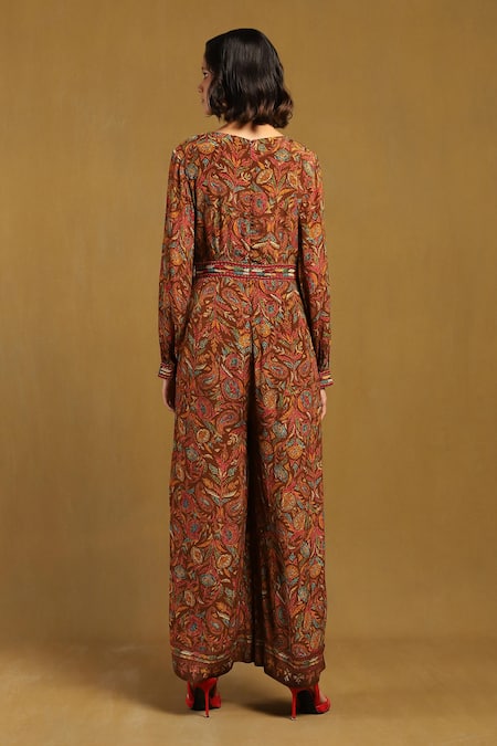 Ritu Kumar Sophie Floral Pattern Jumpsuit 