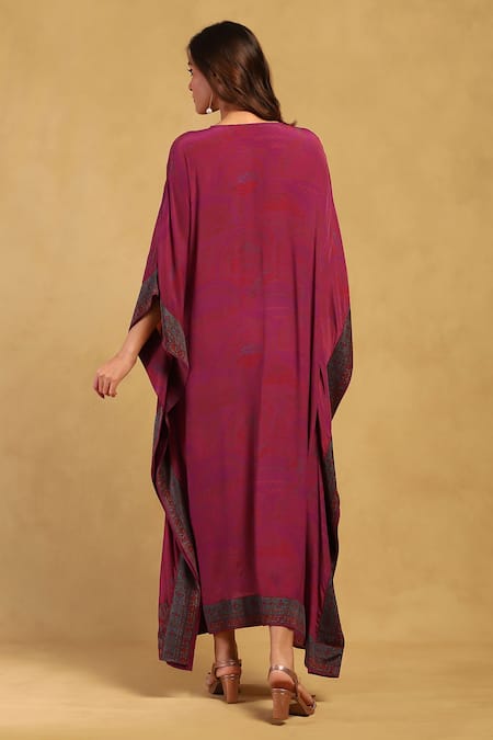 Ritu Kumar Aboriginal Paisley Pattern Kaftan With Camisole 