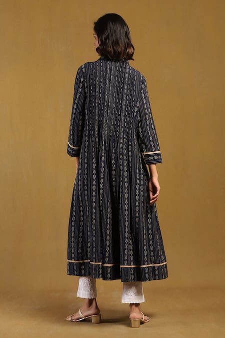 Ritu Kumar Nirvi Cotton Yarn Dyed Kurta 