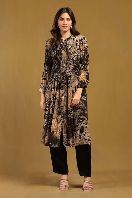 Ritu Kumar Dewey Pleated Kurta 