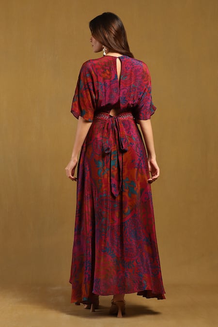 Ritu Kumar Dewey Asymmetric Printed Dress 