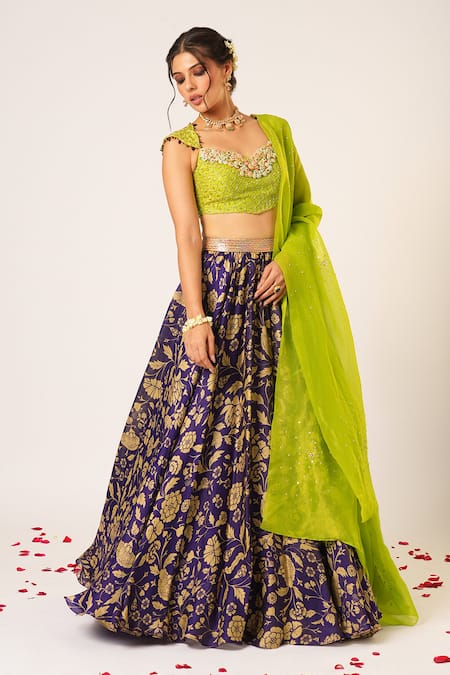 Aayushi Maniar Maitreyi Floral Patterned Lehenga Set 