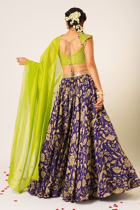 Aayushi Maniar Maitreyi Floral Patterned Lehenga Set 