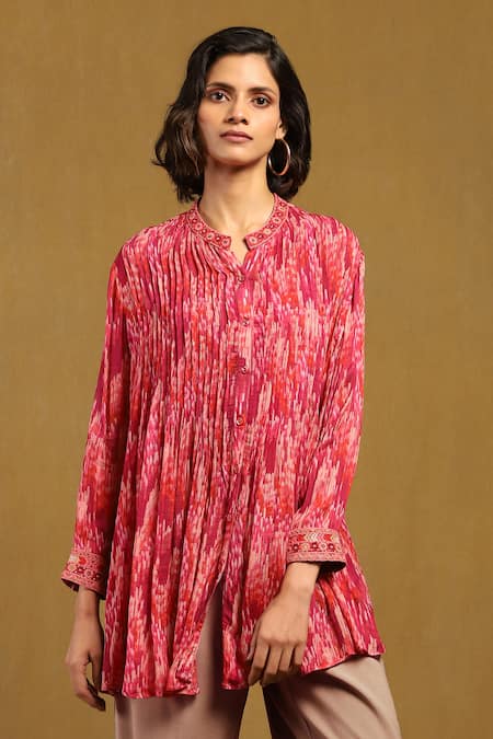 Ritu Kumar Niagara Print Long Shirt 