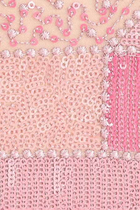 Buy_Richa Gupta_Pink Sequins, Embroidery Clutch _Online_at_Aza_Fashions