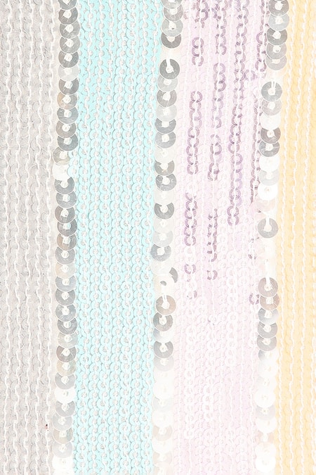 Shop_Richa Gupta_Multi Color Sequins Embroidered Box Clutch _Online_at_Aza_Fashions