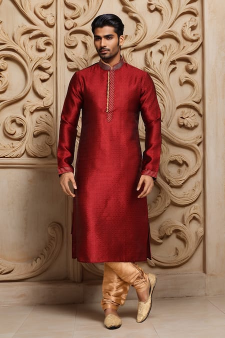 Arihant Rai Sinha Abstract Woven Kurta Set 