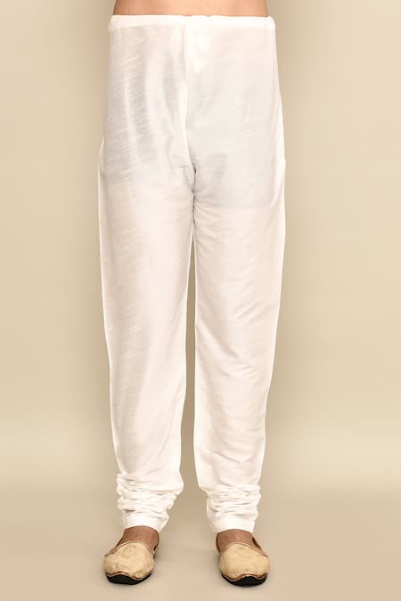 Arihant Rai Sinha_Yellow Jacquard, Silk, Chanderi Mirrors, Embroidery Checkered Woven Kurta Set_Online_at_Aza_Fashions