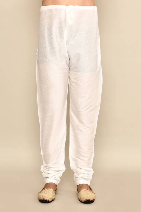 Arihant Rai Sinha_Gold Jacquard, Silk Embroidery Chevron Pattern Kurta Set _Online_at_Aza_Fashions