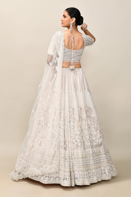 Kalighata Amelia Mughal Embroidered Bridal Lehenga Set 