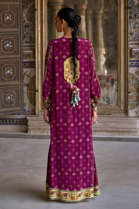 Kalista Ruhaani Bloom Embroidered Jalabiya Dress 