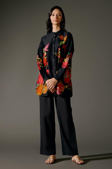 Balance by Rohit Bal Ecstasy Garden Print Tunic With Palazzo Pant 