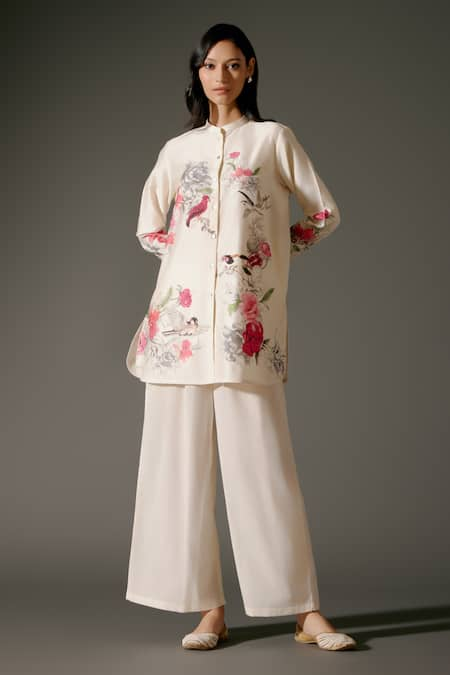 Balance by Rohit Bal Florence Garden Print Tunic With Palazzo Pant 