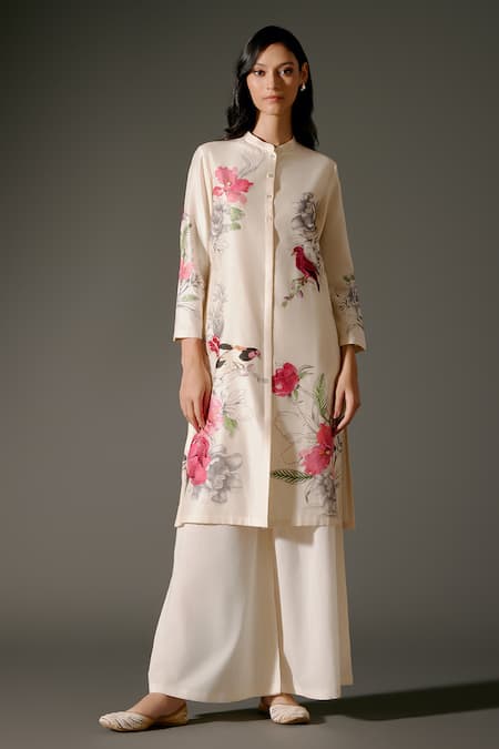 Balance by Rohit Bal Blossomy Print Kurta With Palazzo 