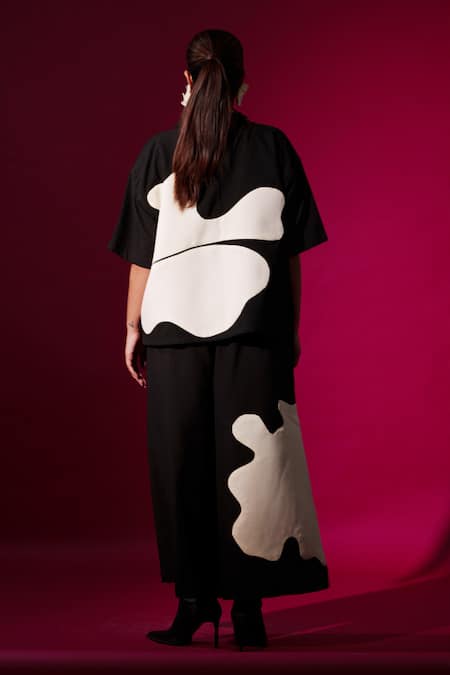 Stoique Cumin Cotton Applique Embroidered Pant 